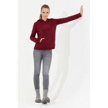 U.S. Polo Assn. Kadın Vişne Sweatshirt 50256249-VR223