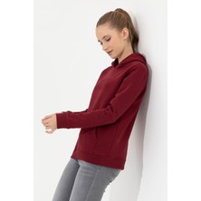 U.S. Polo Assn. Kadın Vişne Sweatshirt 50256249-VR223