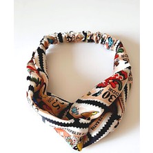 Petek Aksesuar Meksika Desenli Saç Bandı