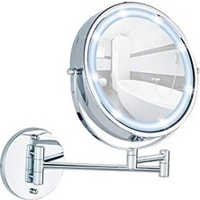 Wenko 3656530100 Power-Loc LED Wandspiegel Lumi