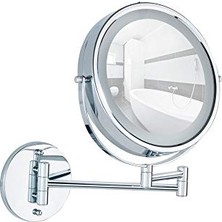 Wenko 3656530100 Power-Loc LED Wandspiegel Lumi