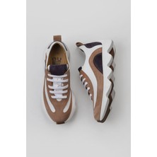 Bueno Shoes Pudra Multi Deri Kadın Sneakers