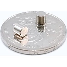 Hdg Neodyum Mıknatıs Magnet - 4 mm Çap - 4 mm Kalınlık