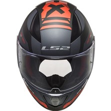Ls2 Rapıd Xtreet Mat Siyah-Kırmızı Kask 3xl