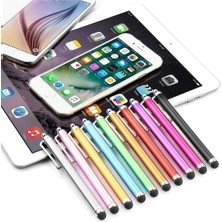 TEKNETSTORE 10' Lu Renk Paketi Evrensel Stylus Kalem Çizim Tablet Ipad Apple iPhone Samsung Xiaomi Uyumlu