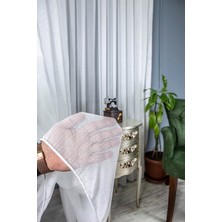 Leminor Yeni Sezon Ütü Istemez Taç Prest Tül Kırışmaz Beyaz Gramajlı Salon Mutfak Perdesi 1/2,5 Normal Pile