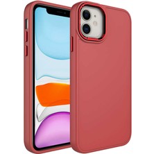 ZORE Apple iPhone 11 Kılıf Luna Dışı Soft Yumuşak Içi Kadife Kılıf