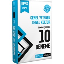 Pegem Akademi Yayıncılık 2023 KPSS Genel Yetenek Genel Kültür Tamamı Çözümlü 10 Deneme