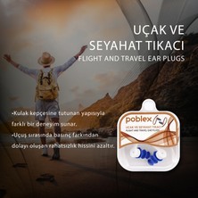 Poblex Uçak Kulak Tıkacı - 2 Kutu