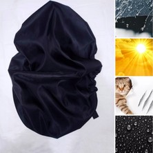 Vi Caro Kral KR-100-2 Uyumlu Motosiklet Sele Kılıfı Siyah Su Geçirmez Scooter Sele Kılıfı