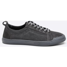 Fosco Süet Deri Gri Sneaker Erkek Ayakkabı 9822 116