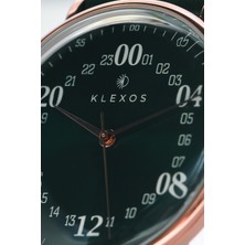 Klexos 24 Saat Kadranlı Kol Saati | Dream Everglades Rose Gold Casual