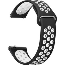 Basias Amazfit Gtr3 / Gtr3 Pro / Gtr 2e (47MM) Delikli Spor Yumuşak Silikon Kordon Kayış