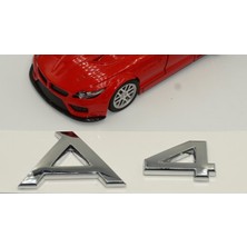 DK Tuning Audi A4 Bagaj Krom 3m Yazı Logo Orjinal Ürün