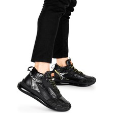 Marcomen 152-16316 Deri Erkek Casual Bot Ayakkabı Siyah