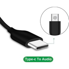 Type-C To Aux 3.5mm Kulaklık Çevirici Dönüştürücü Adaptör