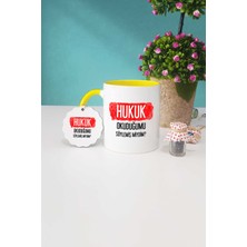 Hedizu Hukuk Okuduğumu Söylemiş Miydim Hukukçu Sarı Kupa Bardak Anahtarlık
