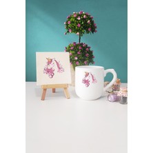 Hedizu Unicorn Oval Kupa Bardak Dekoratif Taş