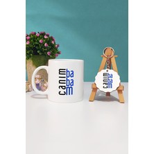 Hedizu Babaya Hediye Canım Babam Kupa Bardak ve Anahtarlık