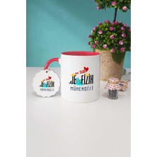 Hedizu En Tatlı Jeofizik Mühendisi Hediye Kırmızı Kupa Bardak Anahtarlık