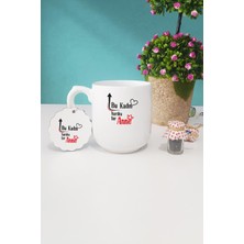 Hedizu Harika Bir Anne Oval Kupa Bardak Anahtarlık