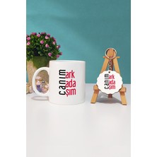 Hedizu Arkadaşa Hediye Canım Arkadaşım Kupa Bardak ve Anahtarlık