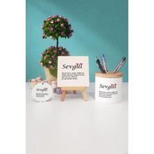 Hedizu Sevgililer Günü Hediyesi Dekoratif Taş Anahtarlık Kalemlik