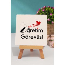 Hedizu En Tatlı Öğretim Görevlisi Dekoratif Taş Baskı