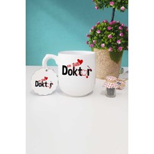 Hedizu En Tatlı Doktor Oval Kupa Bardak Anahtarlık