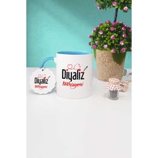 Hedizu Diyaliz Teknisyeni Mavi Kupa Bardak Anahtarlık