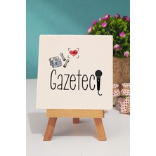 Hedizu Gazeteci Dekoratif Taş Baskı