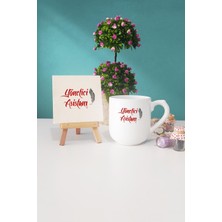 Hedizu Yönetici Asistanı Oval Kupa Bardak Dekoratif Taş