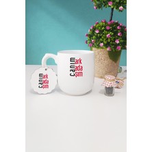 Hedizu Arkadaşa Hediye Canım Arkadaşım Oval Kupa Bardak Anahtarlık