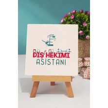 Hedizu Diş Hekimi Asistanı Dekoratif Taş Baskı