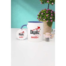 Hedizu En Tatlı Diyaliz Teknikeri Lacivert Kupa Bardak Anahtarlık