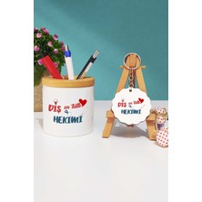 Hedizu En Tatlı Diş Hekimi Kalemlik ve Anahtarlık