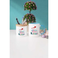 Hedizu En Tatlı Kimya Öğretmeni Mavi Kupa Bardak Kalemlik