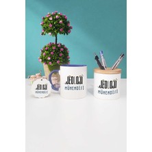 Hedizu Jeoloji Mühendisi Hediye Lacivert Kupa Bardak Kalemlik Anahtarlık