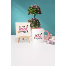 Hedizu Bilgisayar Öğretmeni Öğretmenler Günü Hediyesi Pembe Kupa Bardak Dekoratif Taş