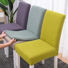 Tuchmall Sandalye Kılıfı, Sandalye Örtüsü Yıkanabilir Lastikli ve Esnek 1 Adet