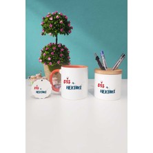 Hedizu Diş Hekimi Turuncu Kupa Bardak Kalemlik Anahtarlık