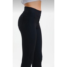 Moda Mark Real Kadın Kot Tayt Pantolon Beli Lastikli / Toparlayıcı /yüksek Bel /büyük-Küçük-Beden Konfor Kesim