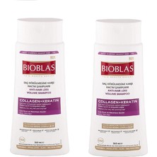 Bioblas Hacim Şampuanı Collagen Keratin 360 ml / 2 Adet