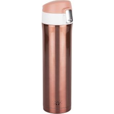 Tantitoni Pembe Rose Gold Paslanmaz Çelik Termos 450ML