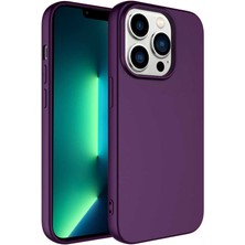 Apple iPhone 14 Pro Max Kılıf Renkli Içi Kadife Silinebilir Logosuz Lansman Kapak