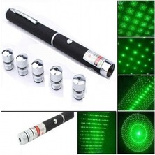 TAYVİN 5 Başlıklı Üzel Kutusunda Yeşil Lazer Green Laser Poınter