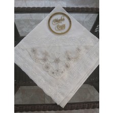 Nurka Çeyiz Çeyizlik Hediyelik Gelin Veya Damat Için Dantel ve Güpür Aplikeli Nişan Söz Bohçası