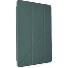 TEKNETSTORE Ipad Air 5 10.9" 2022 M1 Uyumlu Silikon Kılıf Kalem Bölmeli Trifolding Case