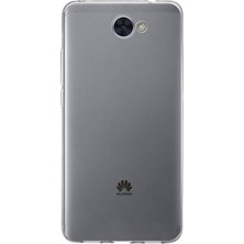 Kılıfmania Huawei Y7 Kapak 1mm Şeffaf Silikon Kılıf