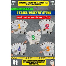 Gamebulance 5'li Paket Cinayet Çözme / Dedektif Oyunu / Katil Kim / Otopark-Havuz-Market-Asansör-Tarla Davaları